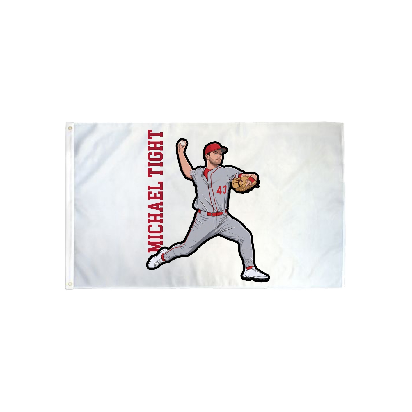 3x5 Flag — Name Vertical in Classic