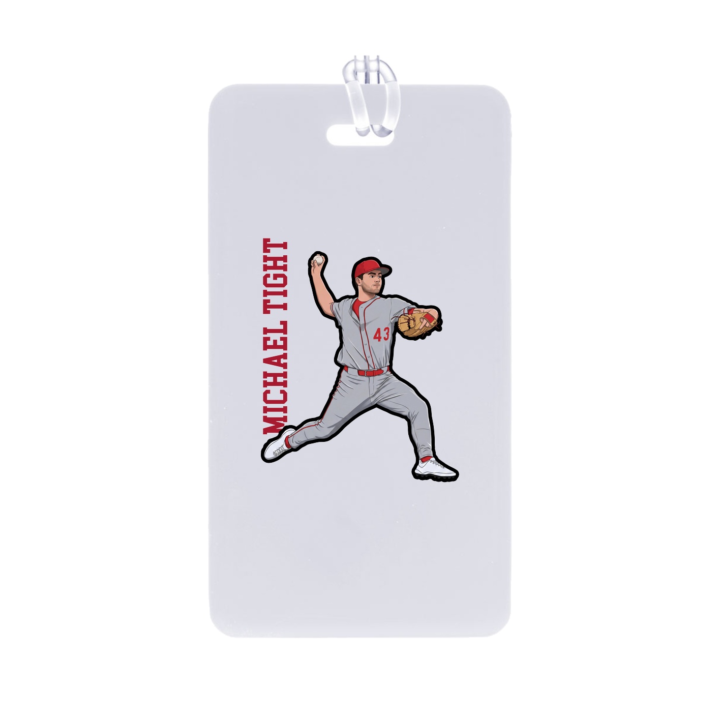 Bag Tag — Name Vertical in Classic