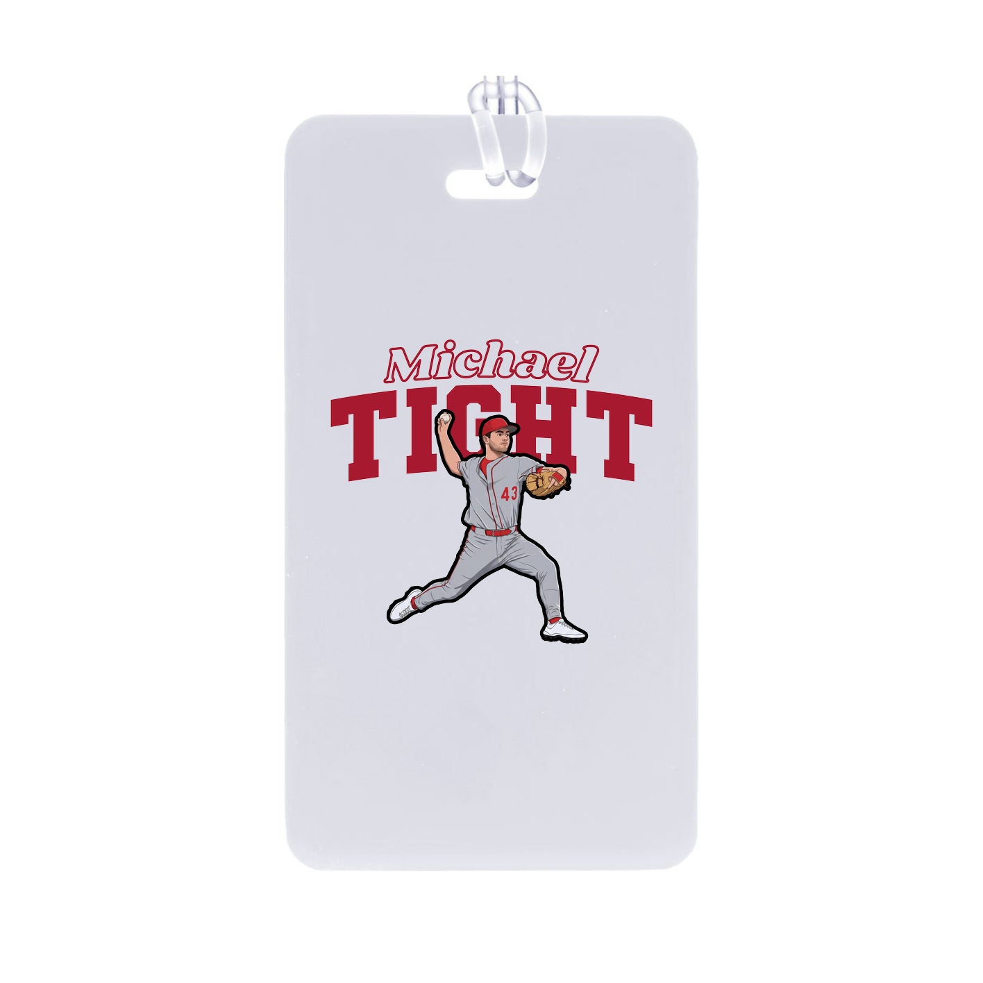 Bag Tag — Name Arch in Classic