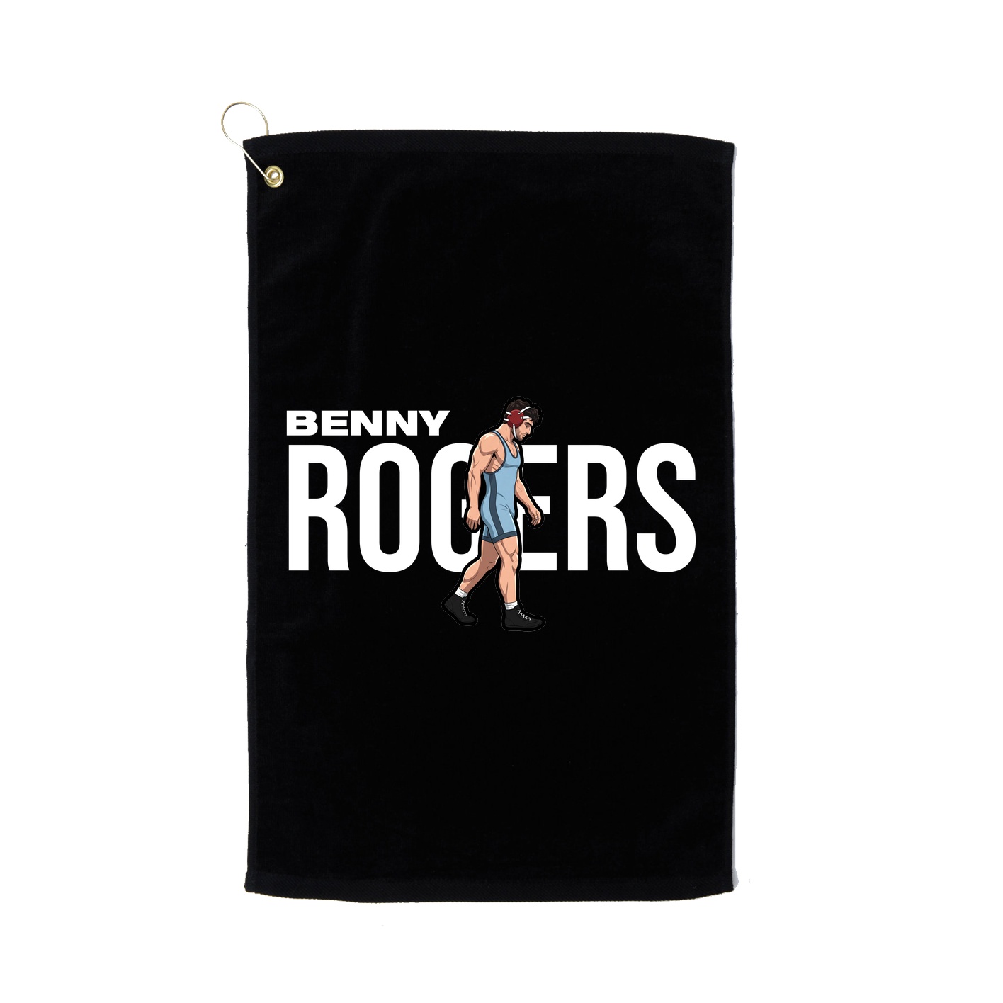 Golf Towel — Player Name in Black