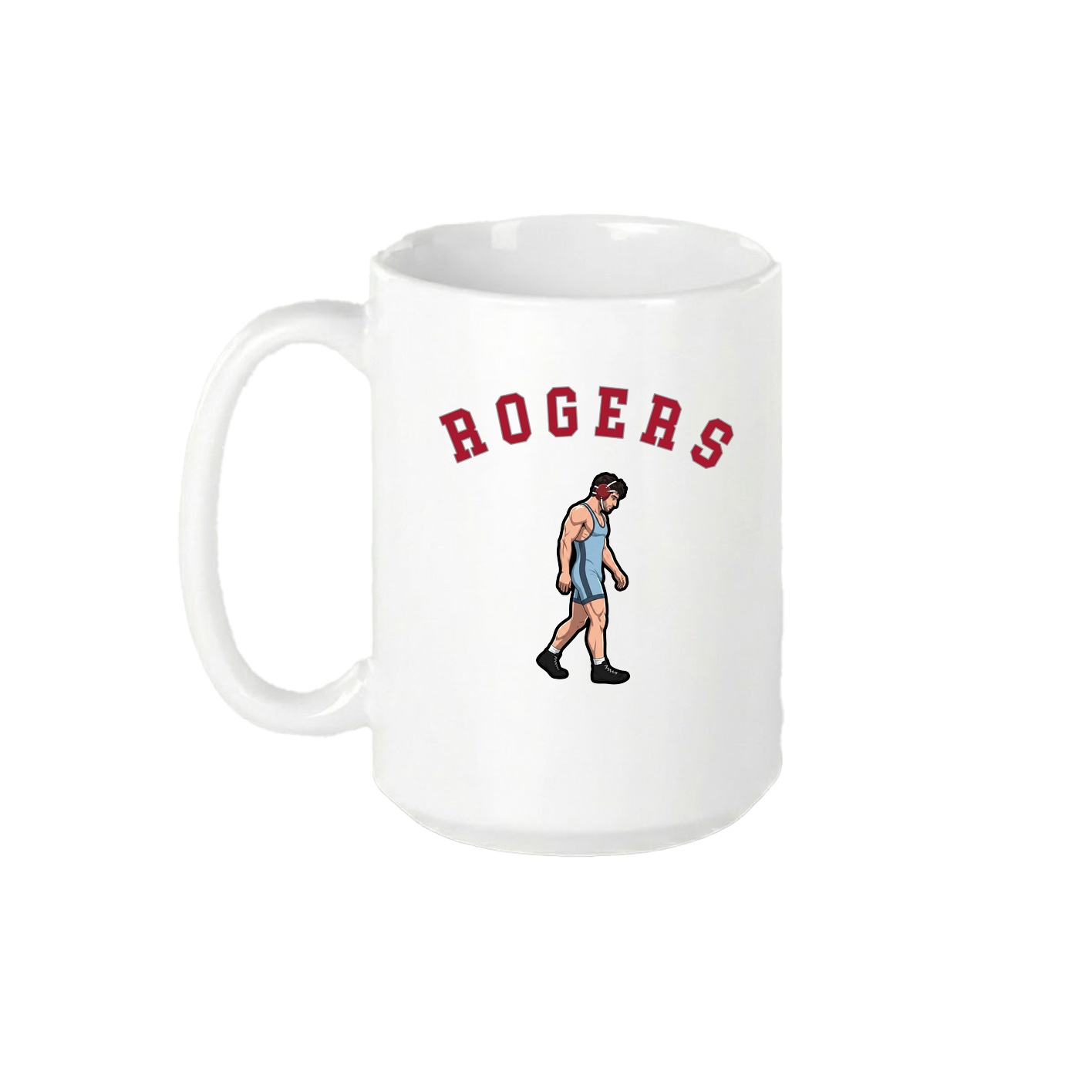 15oz Coffee Mug — Shirsey Arch in White