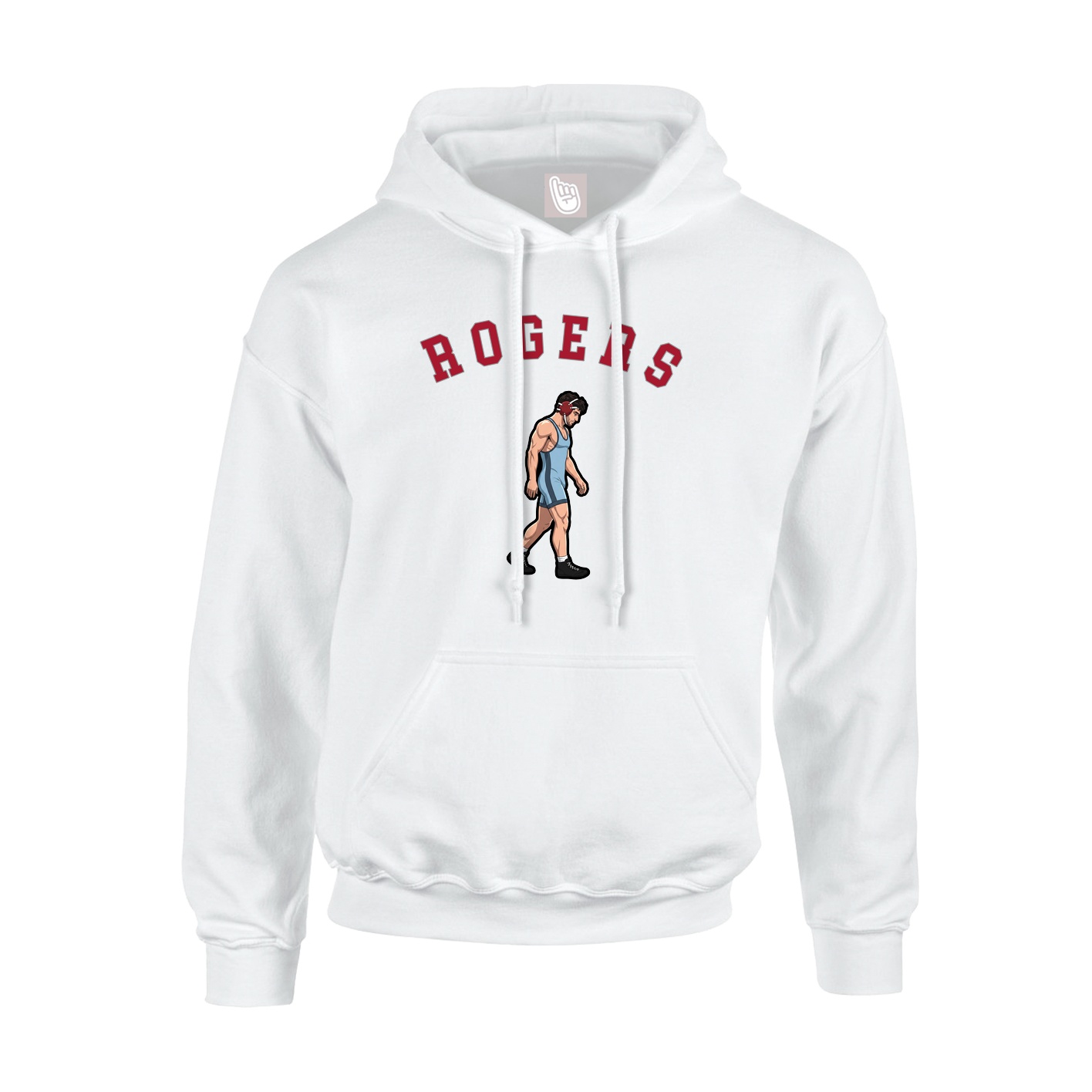 Hoodie — Shirsey Arch in White