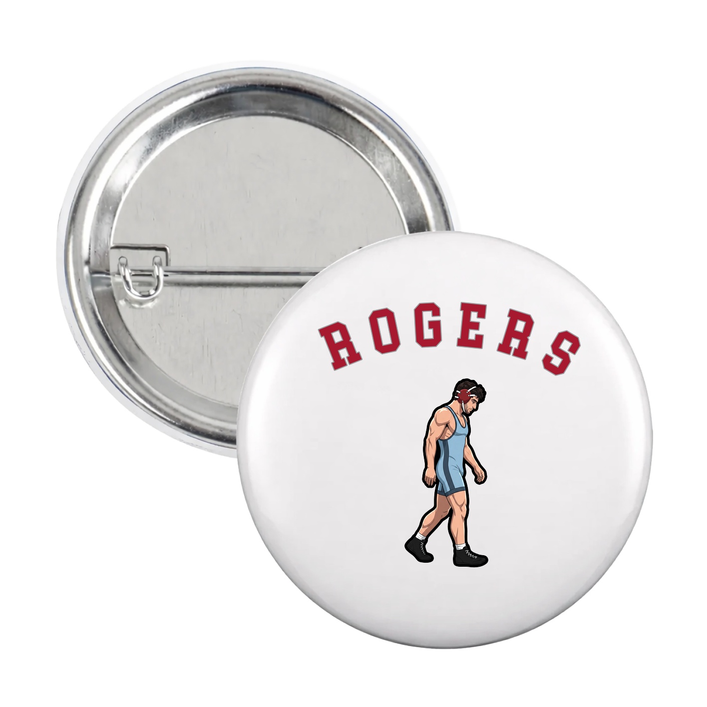 Game Day Button — Shirsey Arch in White