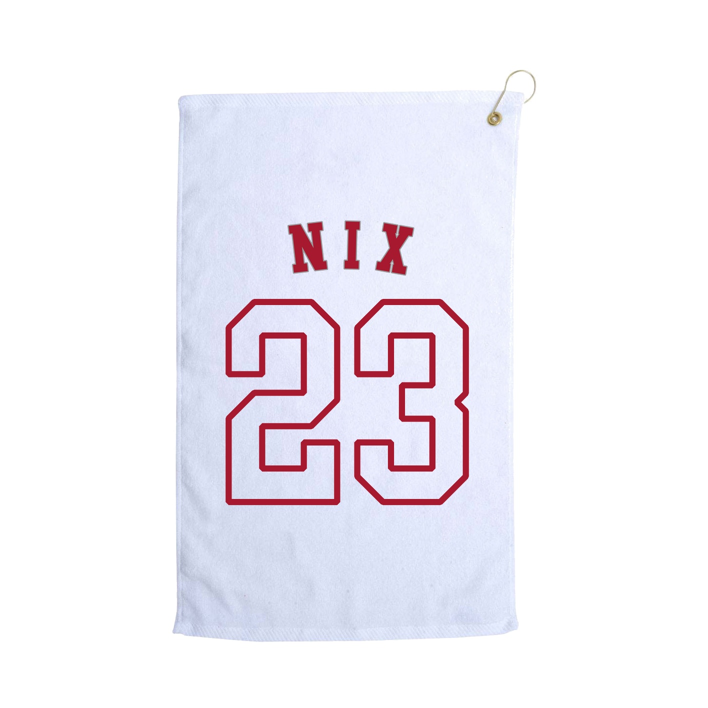 Golf Towel — Shirsey Arch in White