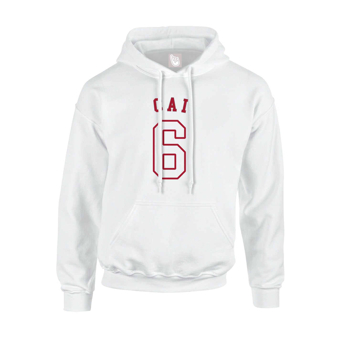 Hoodie — Shirsey Arch in White