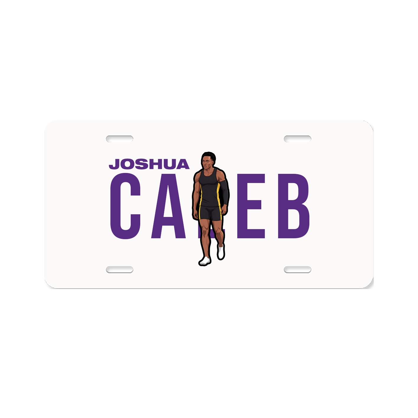 License Plate — Player Name in Classic