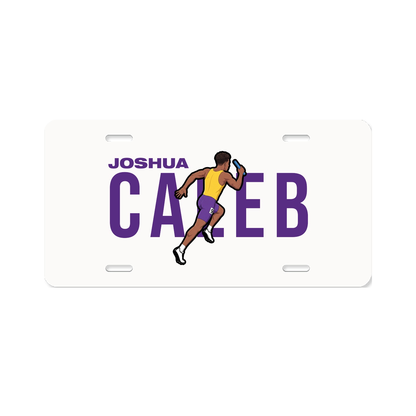 License Plate — Player Name in Classic