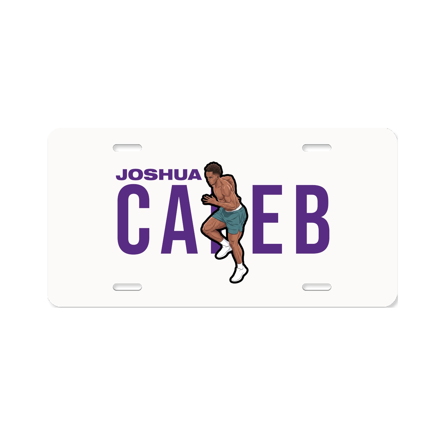 License Plate — Player Name in Classic