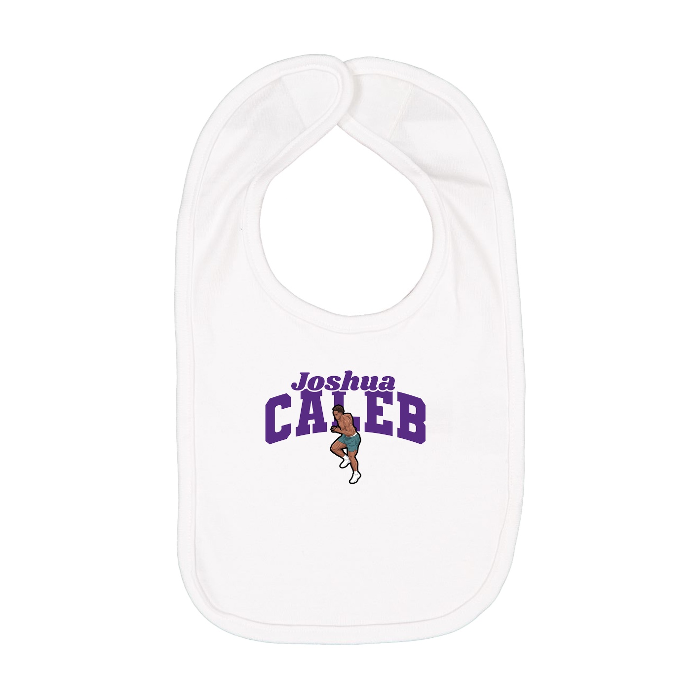 Infant Bib — Signature Arch in White