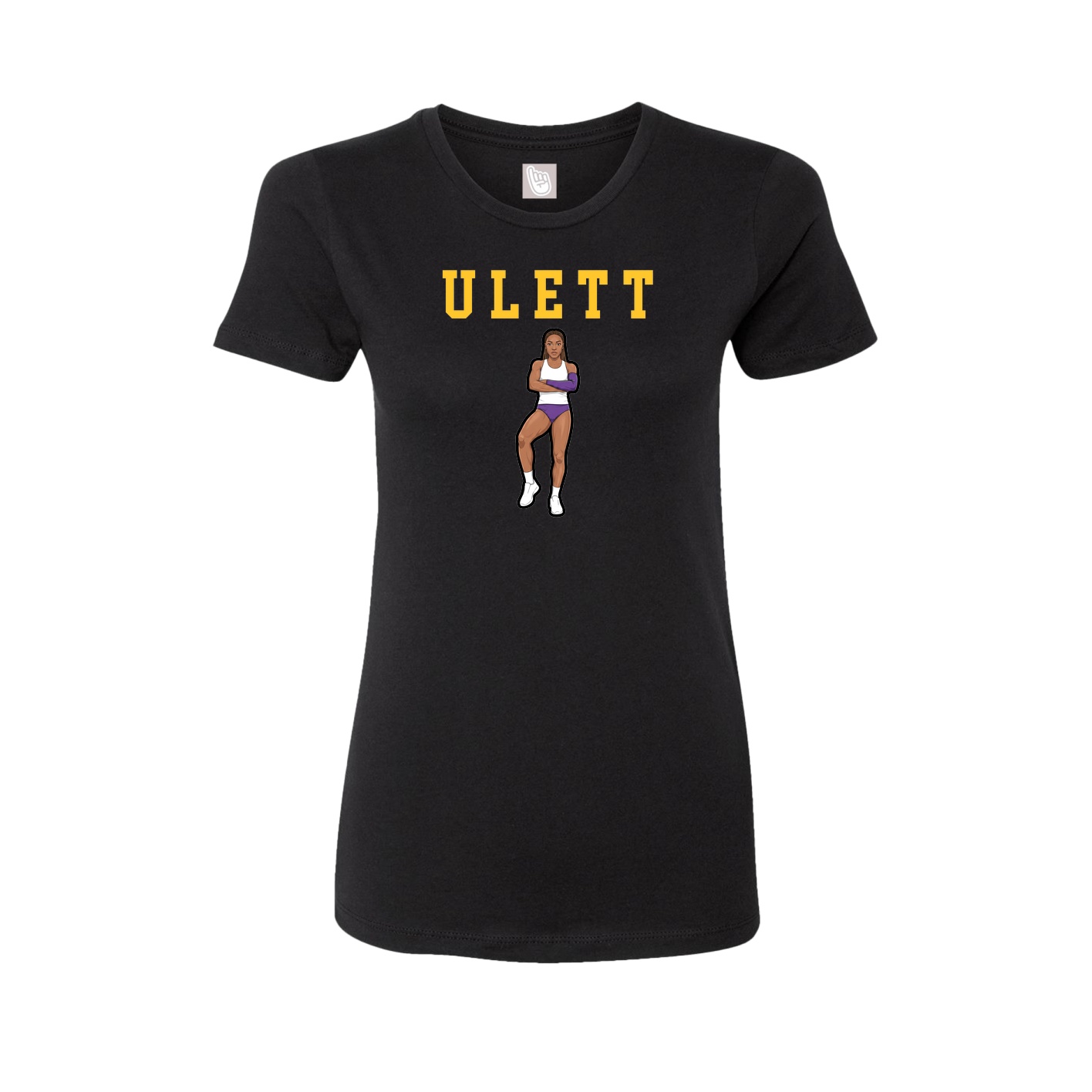 Fitted Women's Tee — Shirsey in Black