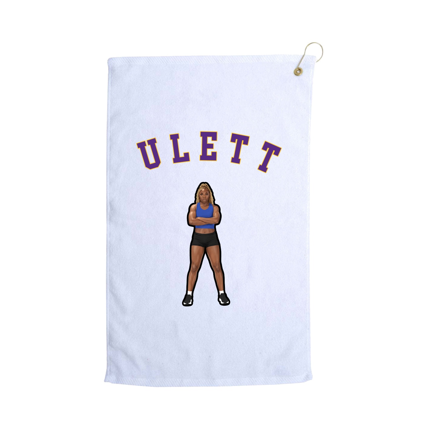 Golf Towel — Shirsey Arch in White