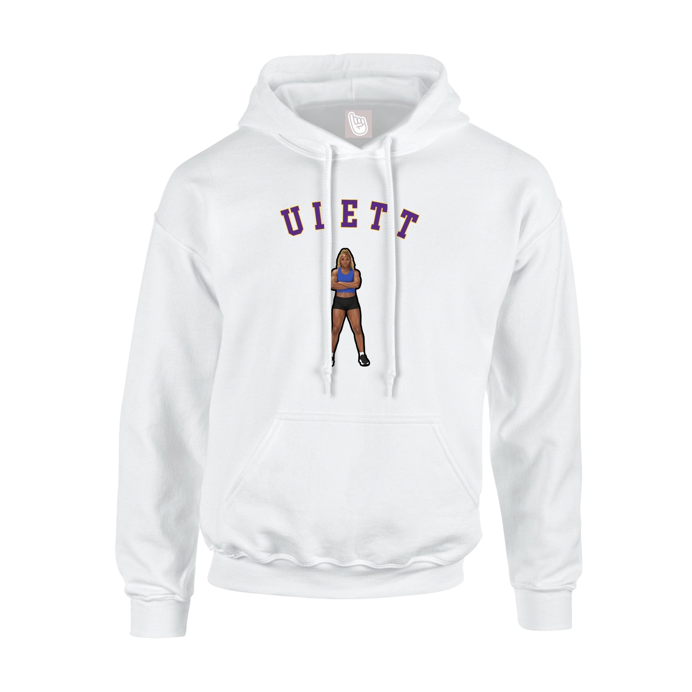 Youth Hoodie — Shirsey Arch in White