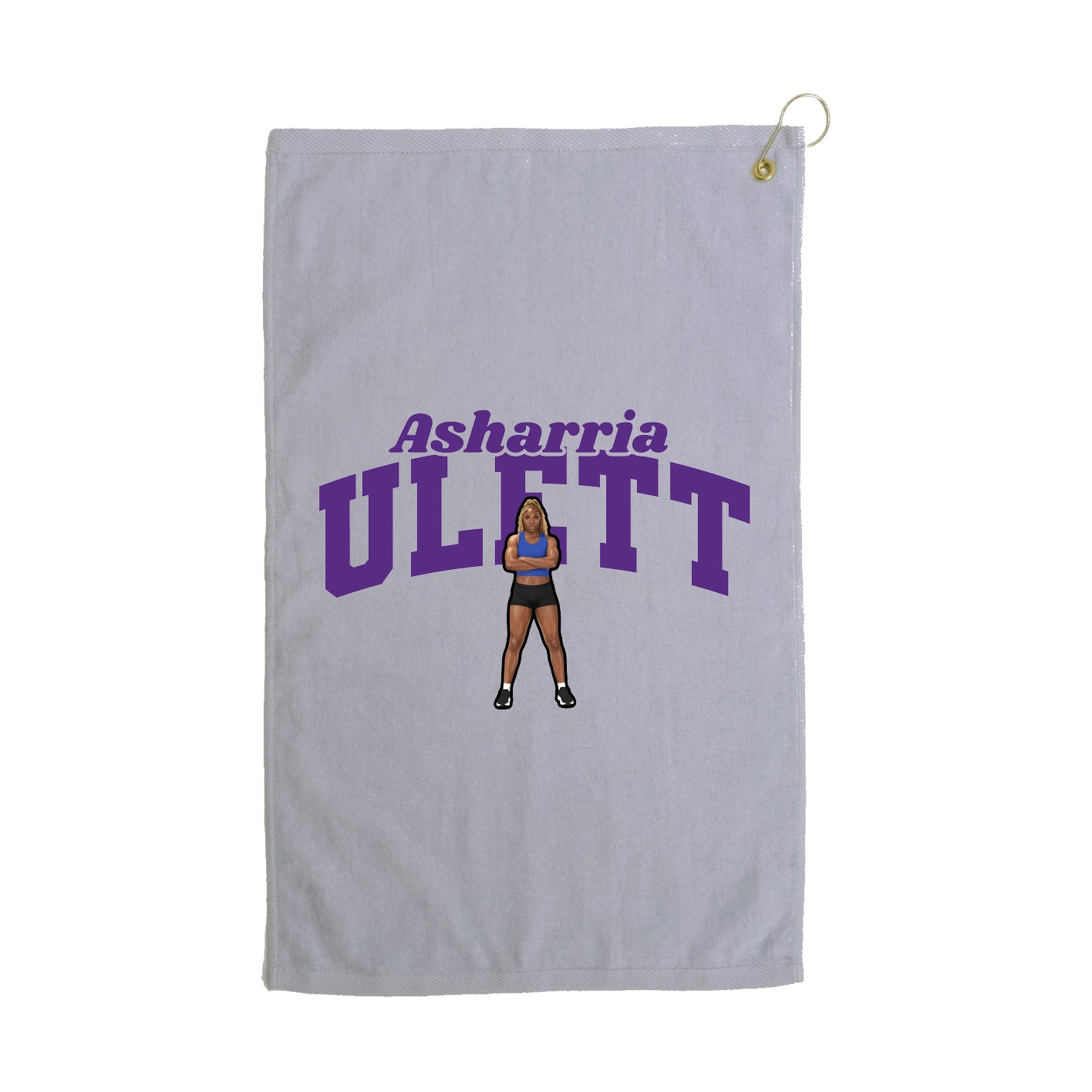 Golf Towel — Signature Arch in Grey