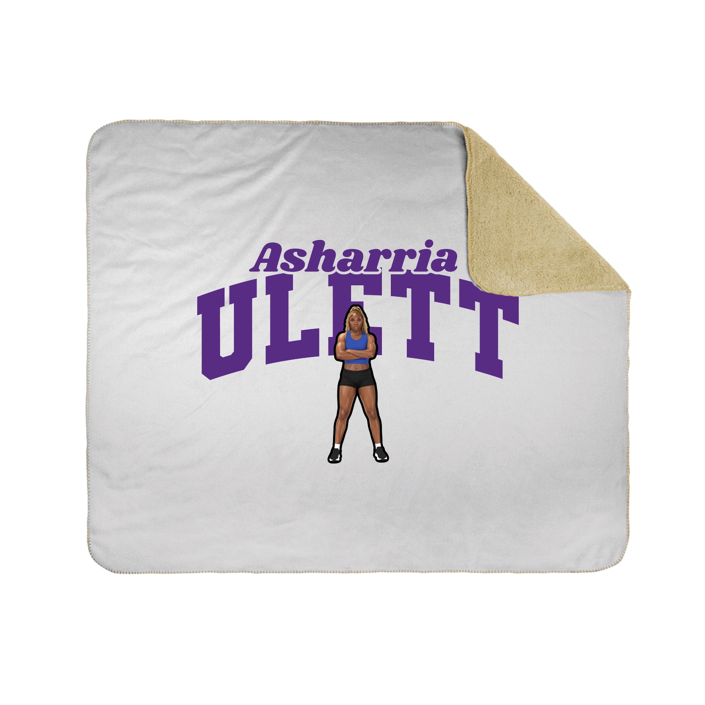 Throw Blanket — Signature Arch in White