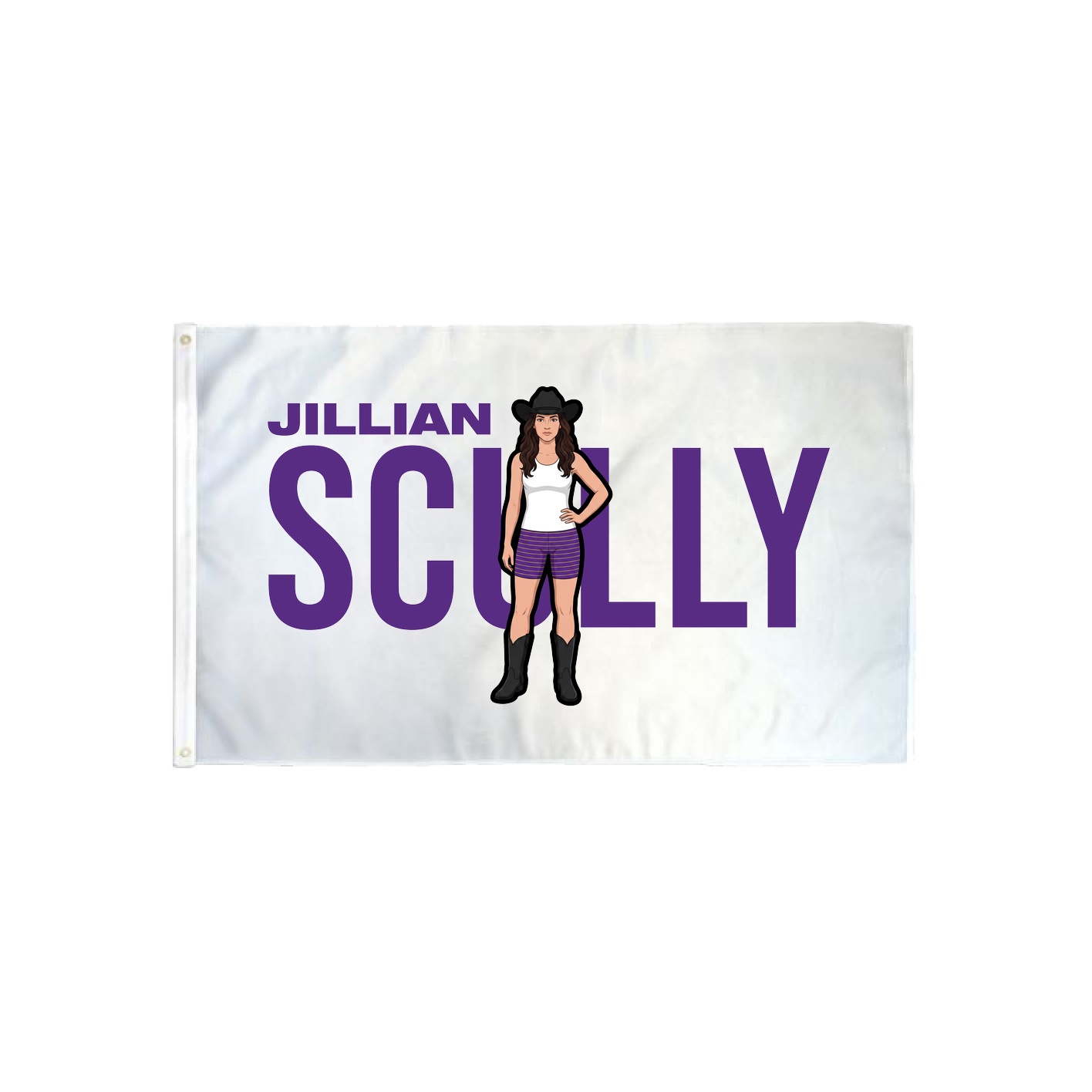 3x5 Flag — Player Name in Classic