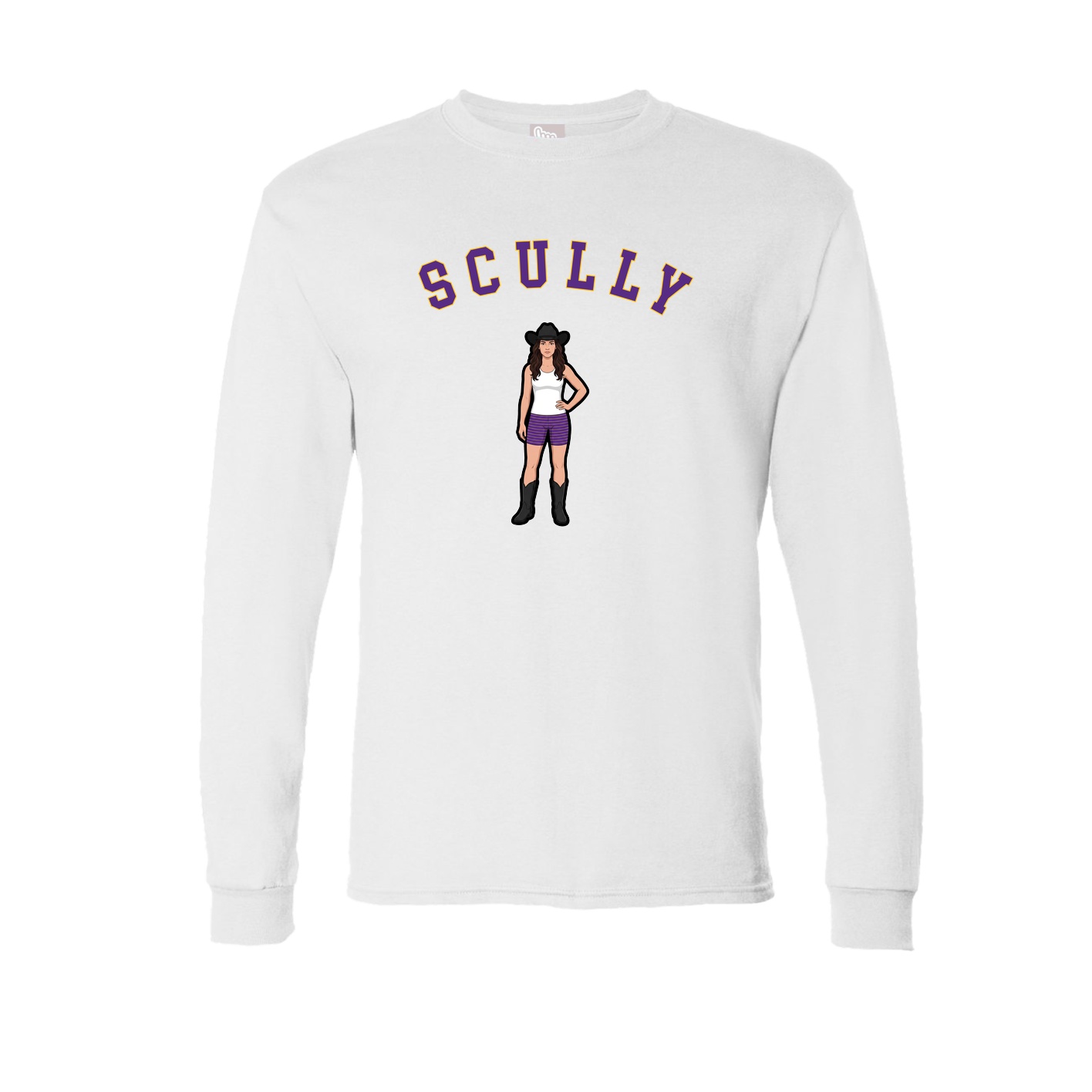 Long Sleeve Tee — Shirsey Arch in White