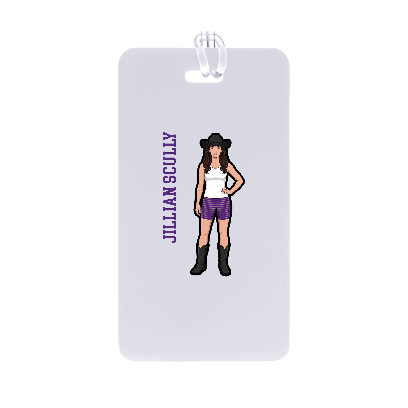 Bag Tag — Name Vertical in Classic