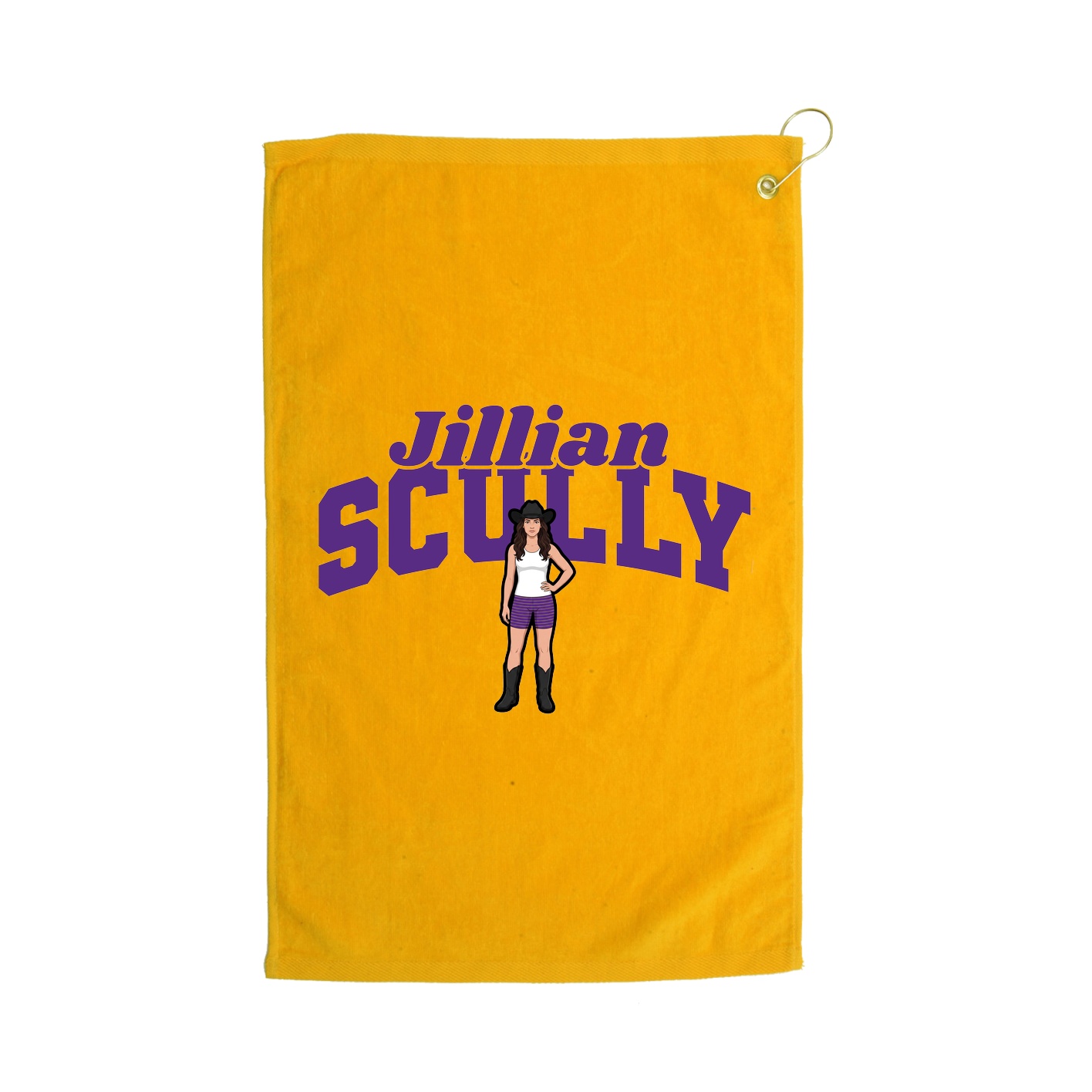Golf Towel — Signature Arch in Gold