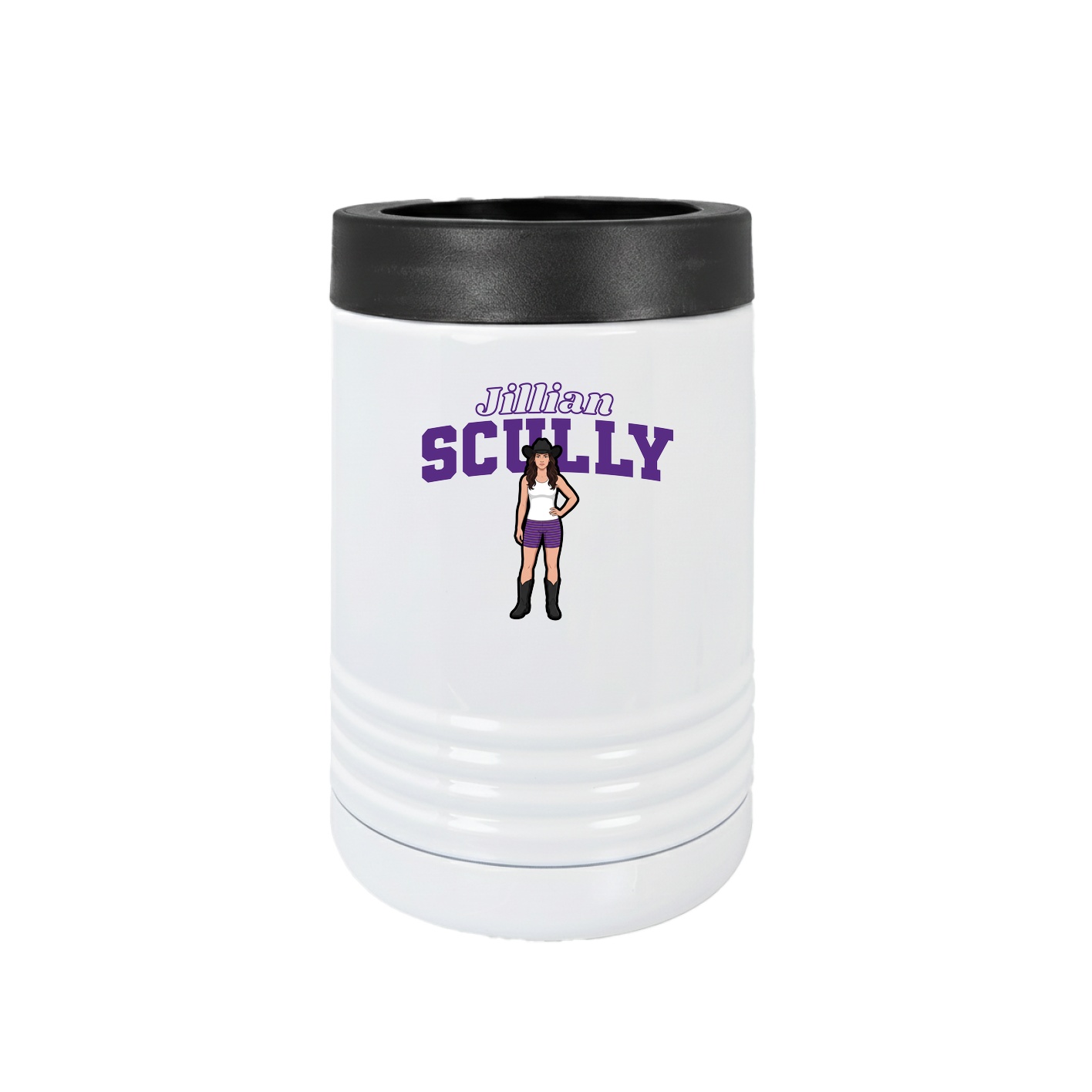 Beverage Holder — Name Arch in White