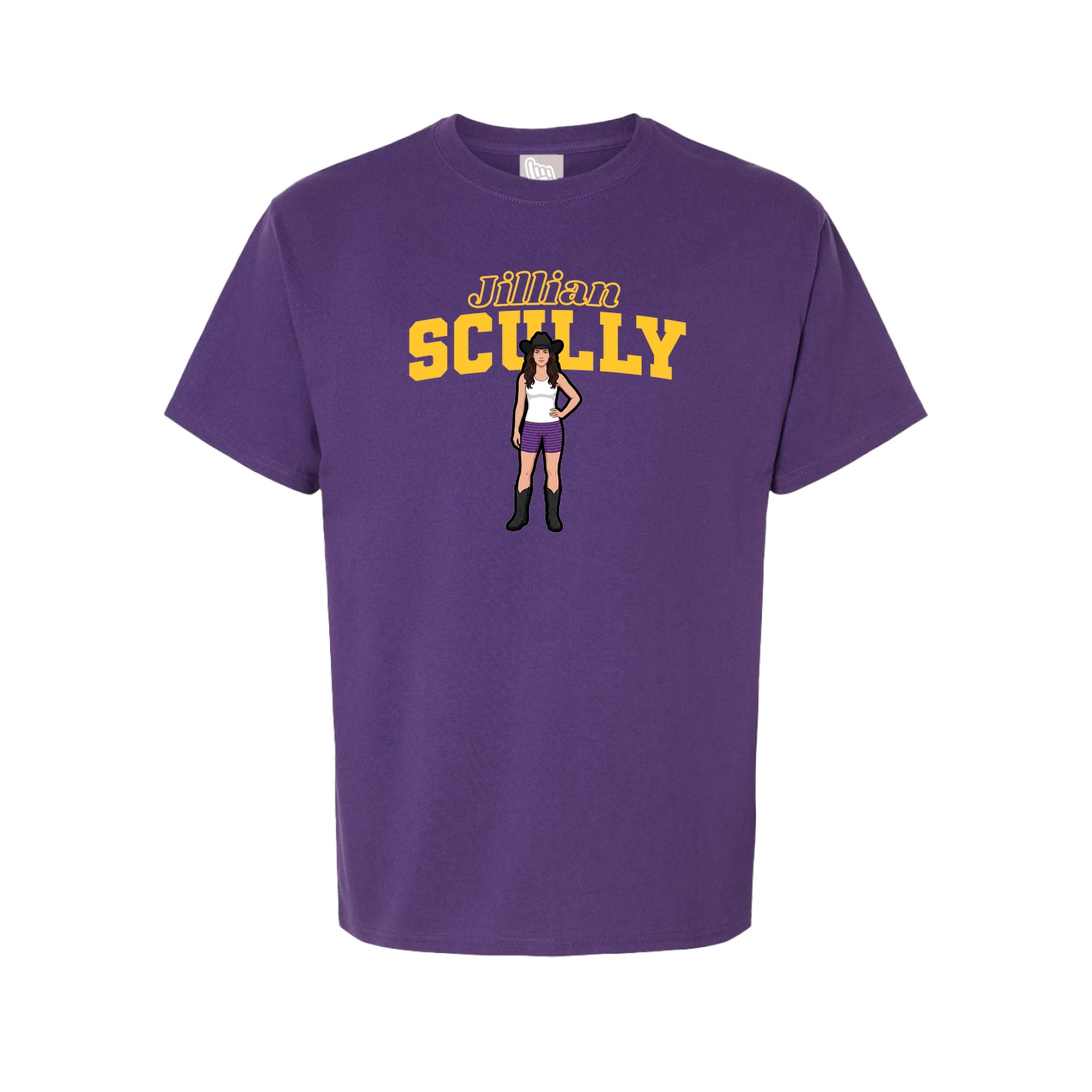 Tee — Name Arch in Purple