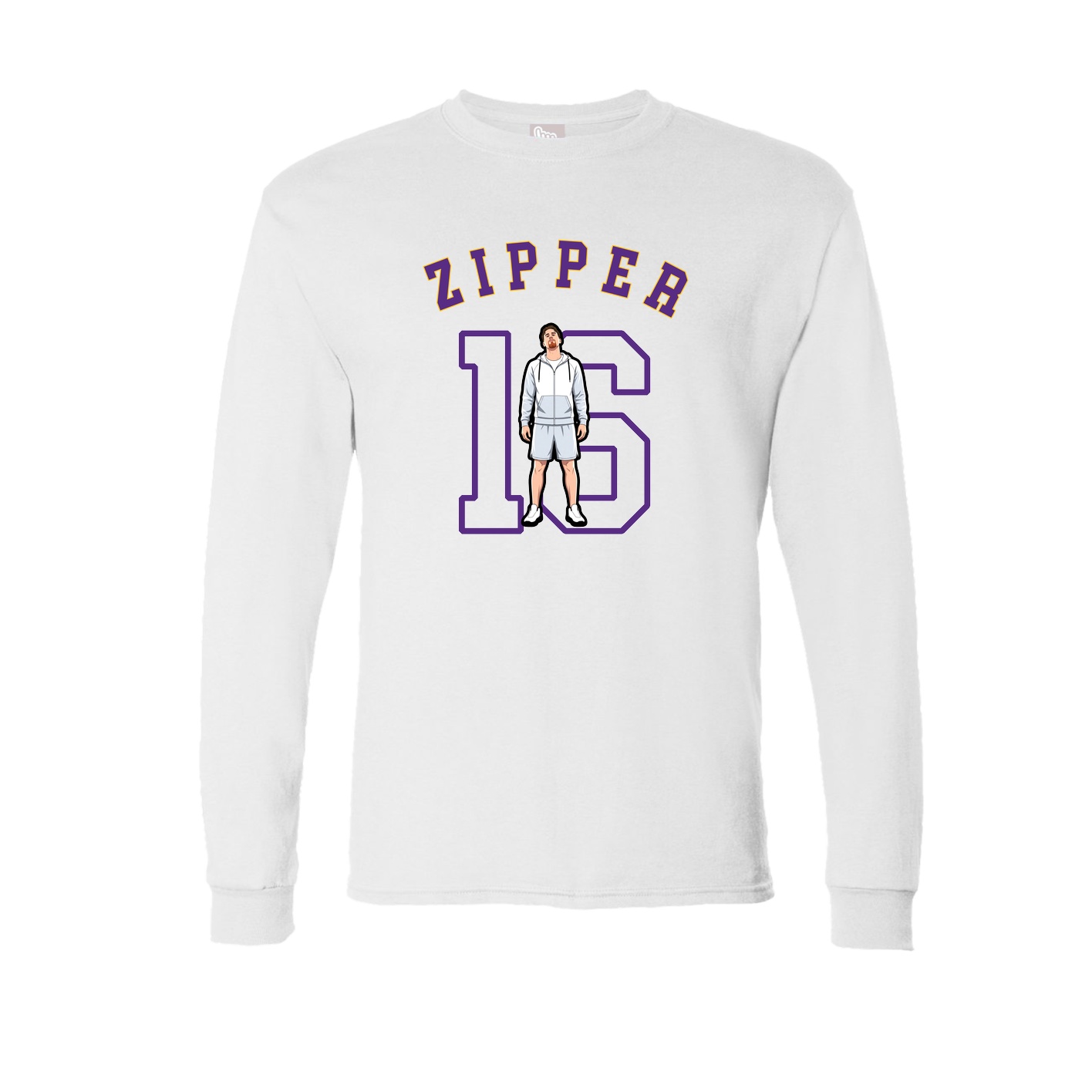 Long Sleeve Tee — Shirsey Arch in White