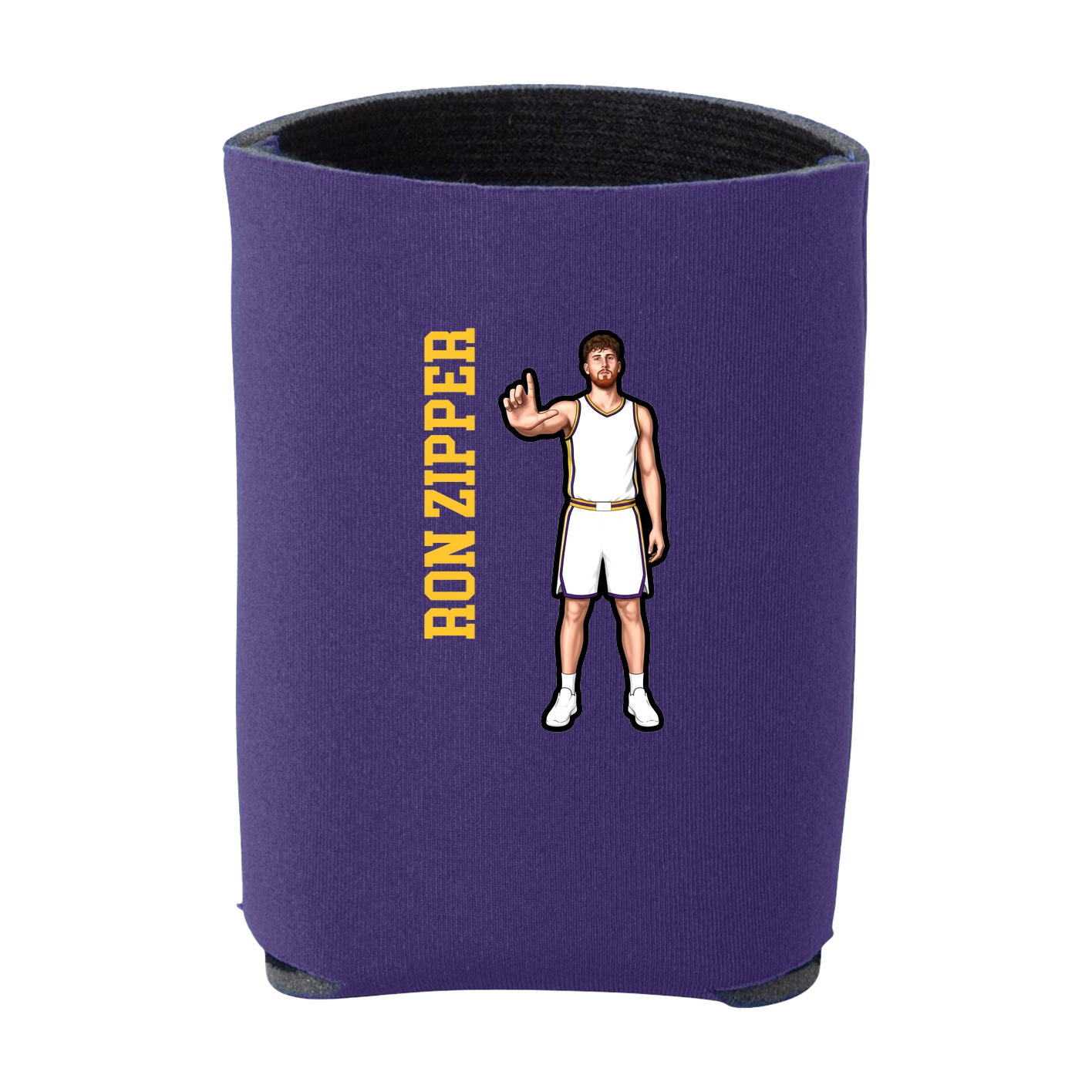 Can Holder — Name Vertical in Purple