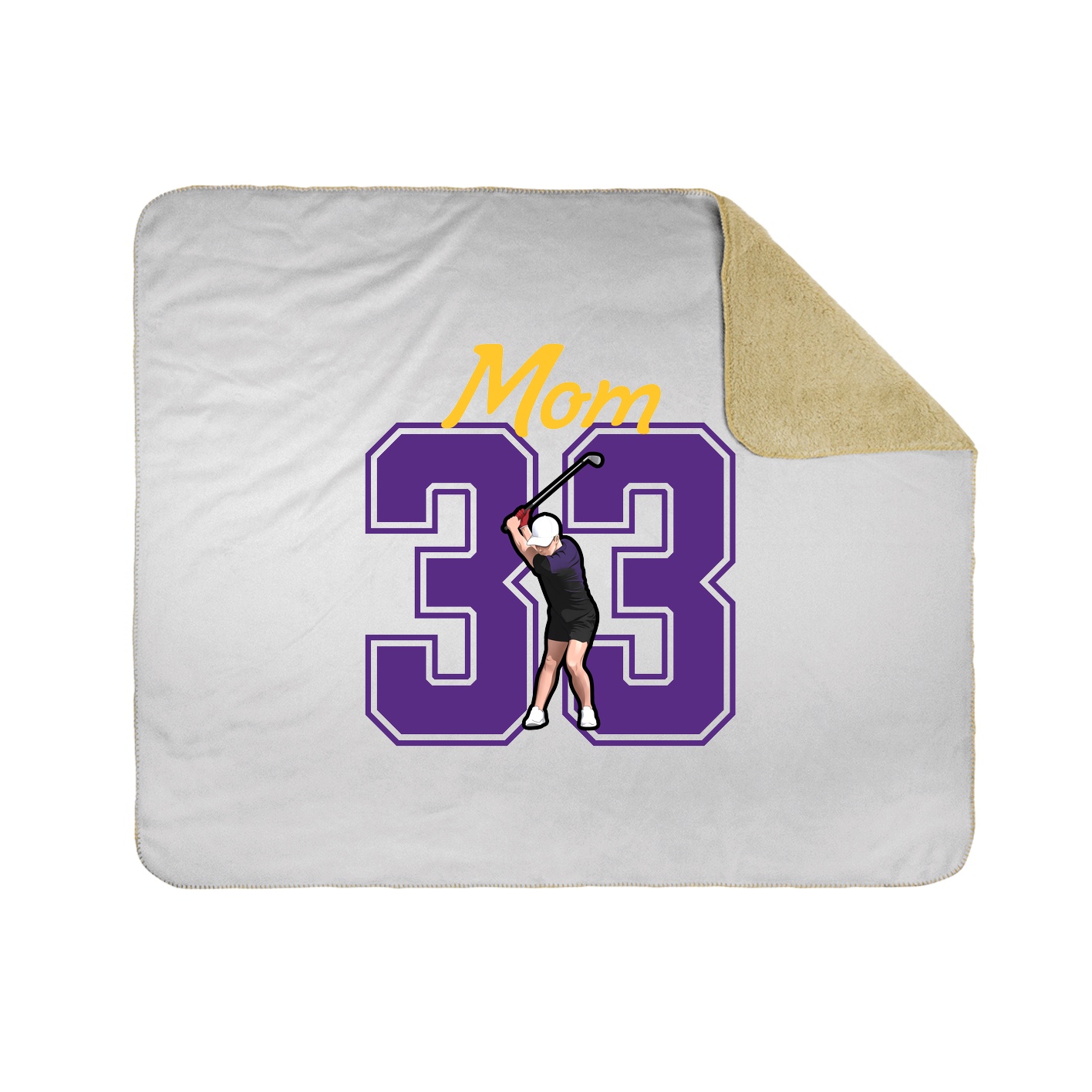 Throw Blanket — Mothers Day Shirsey in White