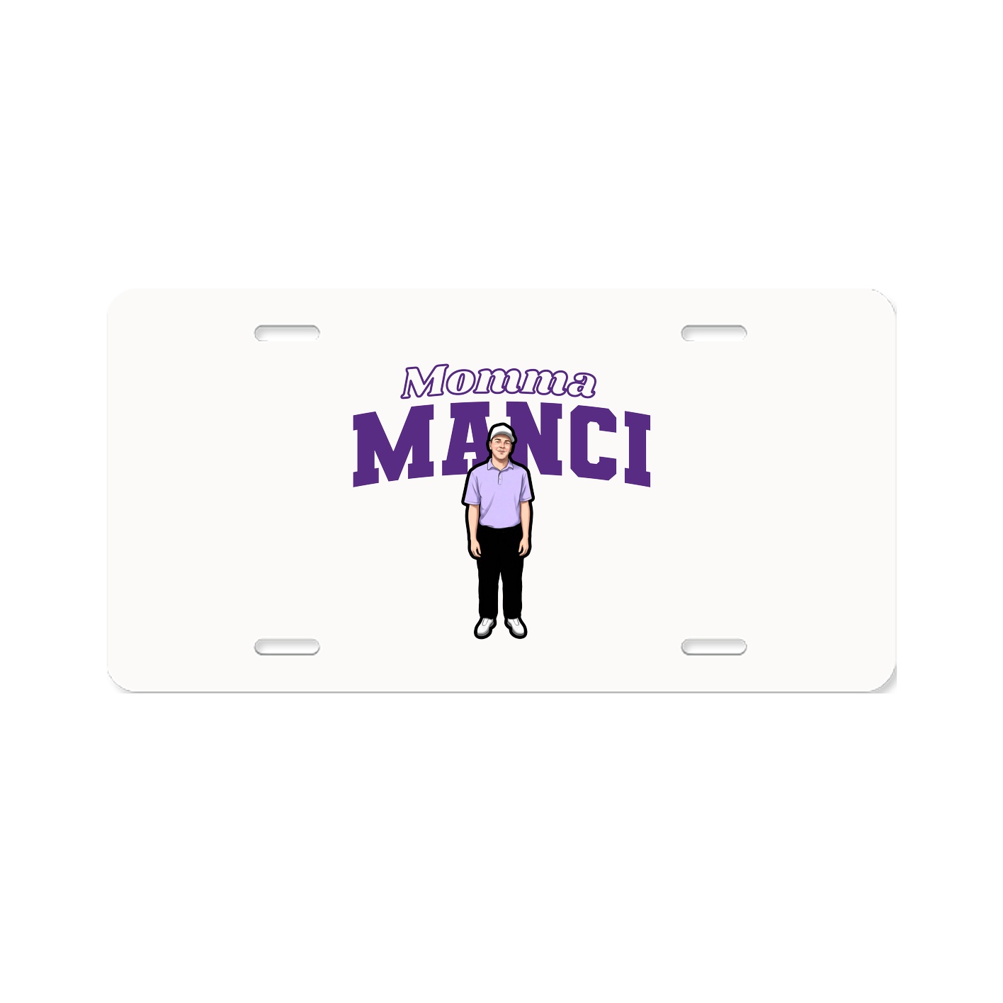 License Plate — Mothers Day Block in Classic