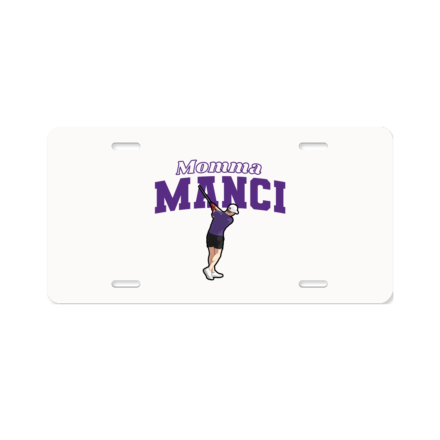 License Plate — Mothers Day Block in Classic