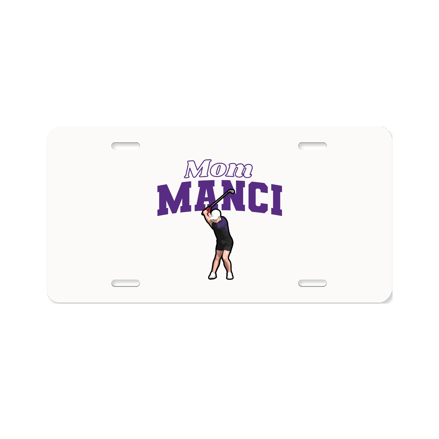 License Plate — Mothers Day Block in Classic