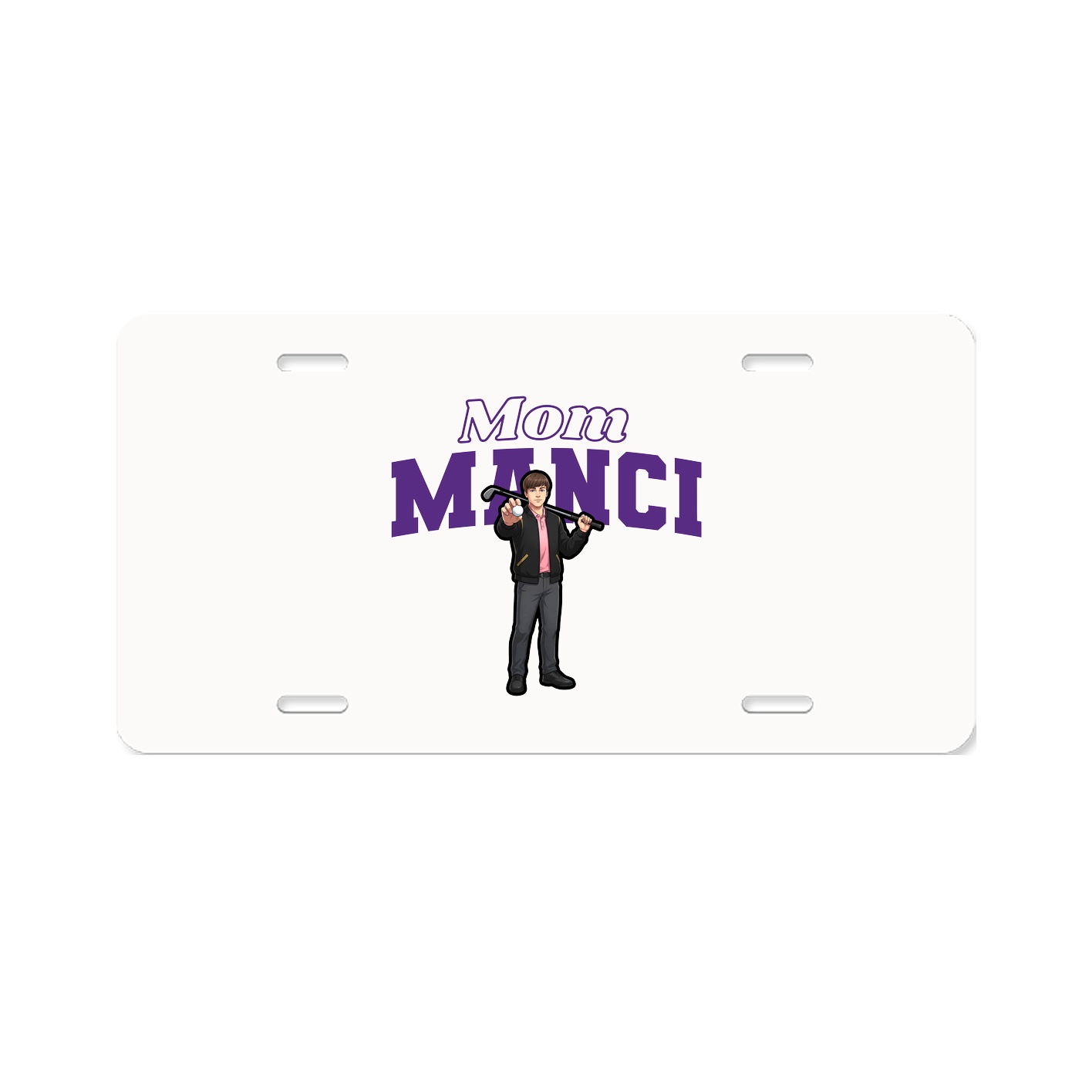 License Plate — Mothers Day Block in Classic