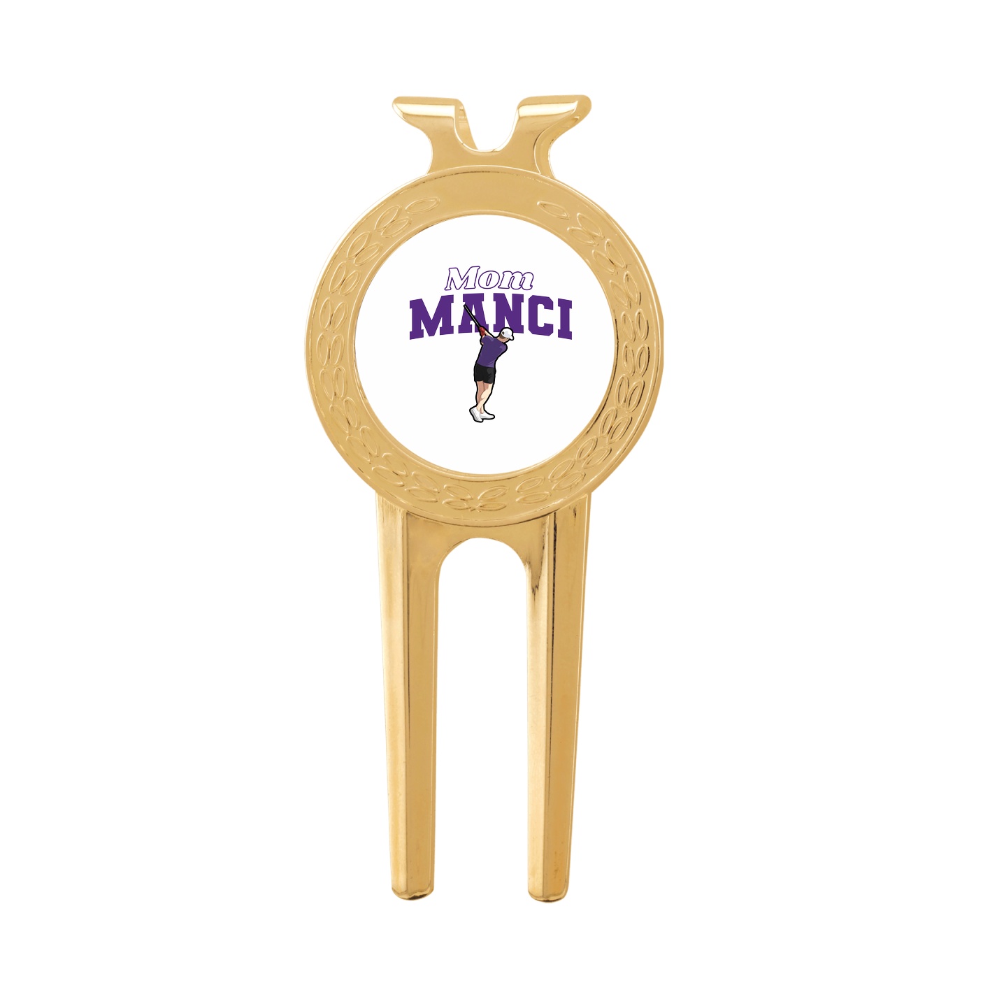 Divot Tool with Ball Marker — Mothers Day Block in Classic