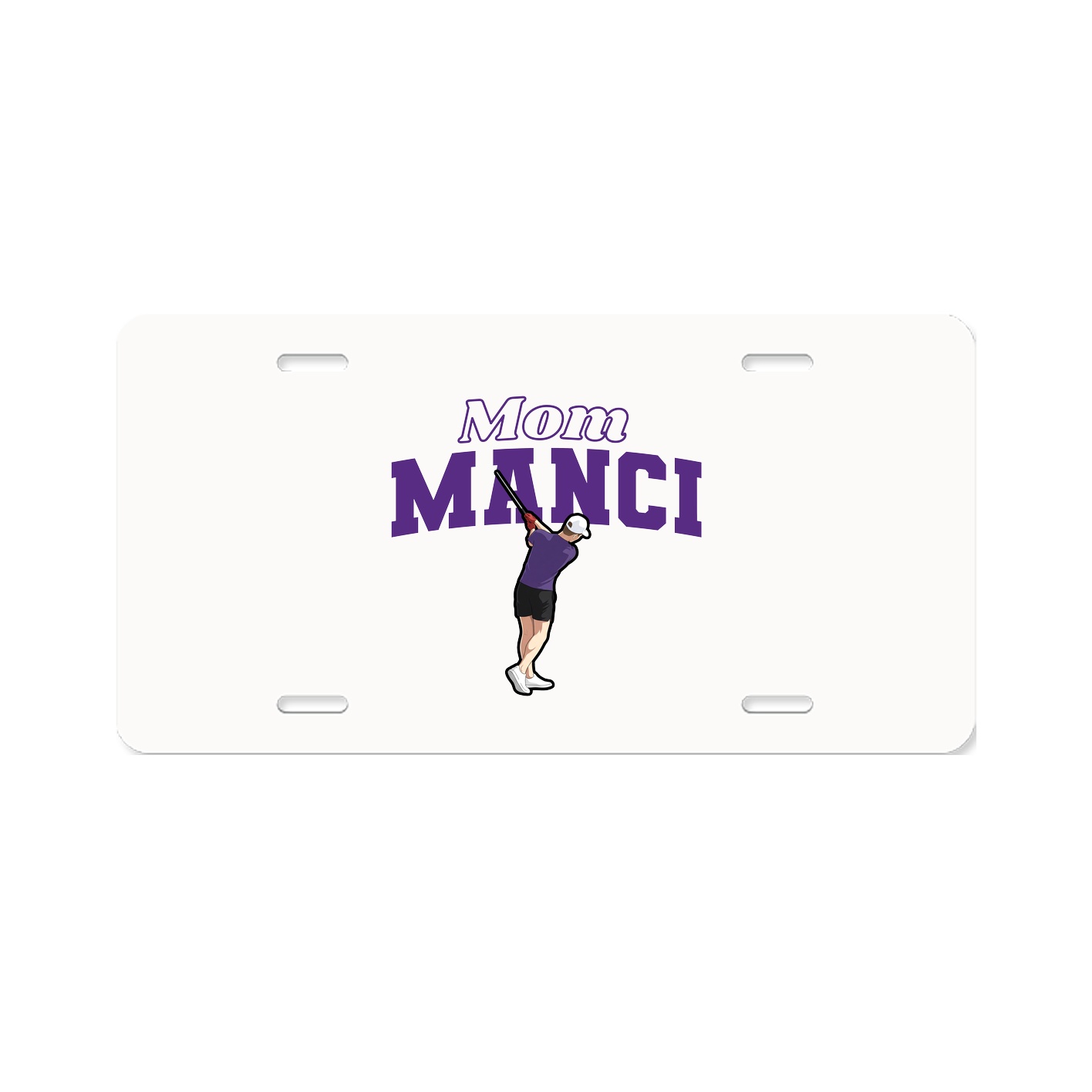 License Plate — Mothers Day Block in Classic