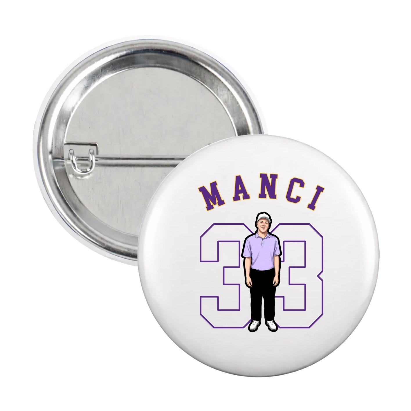 Game Day Button — Shirsey Arch in White