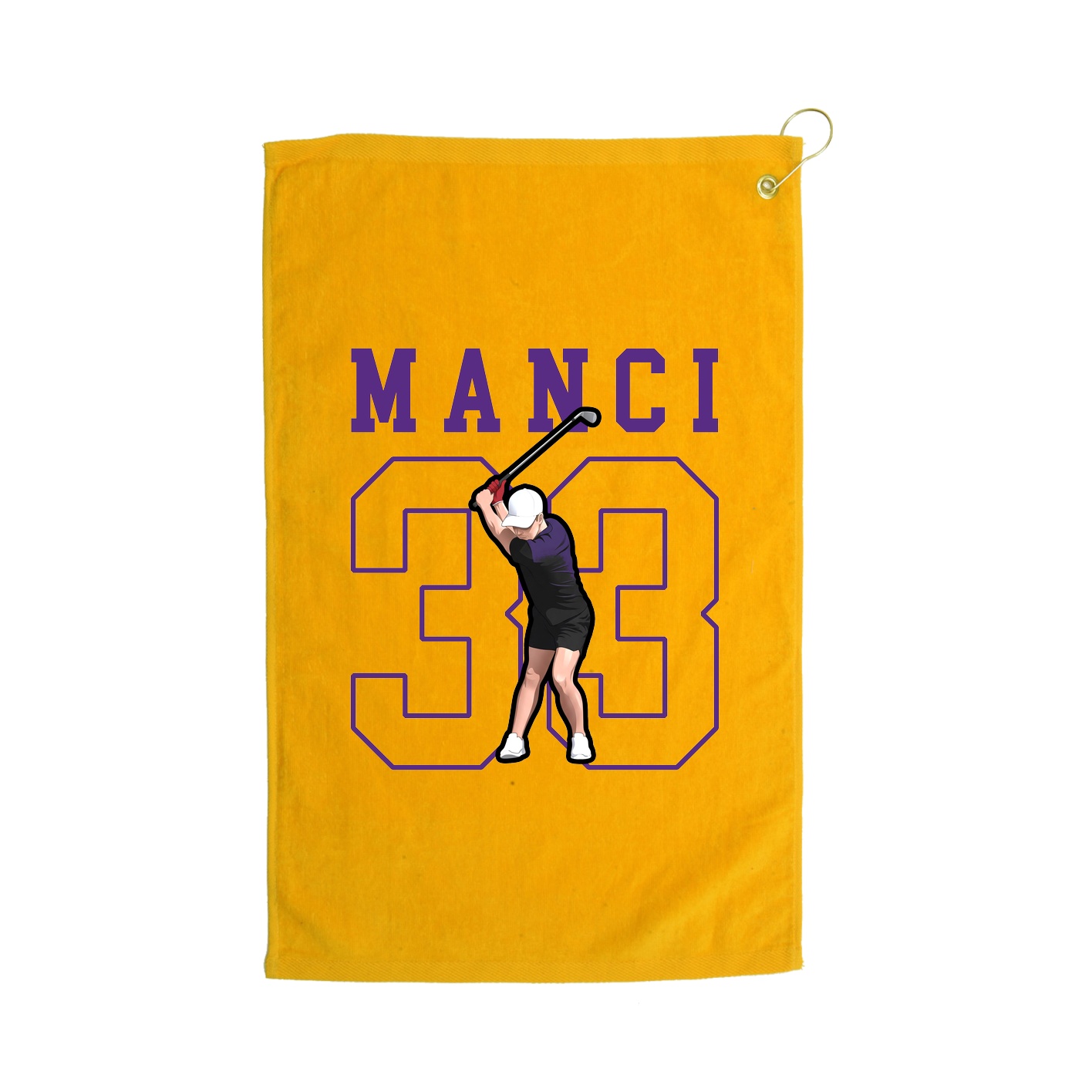 Golf Towel — Shirsey in Gold