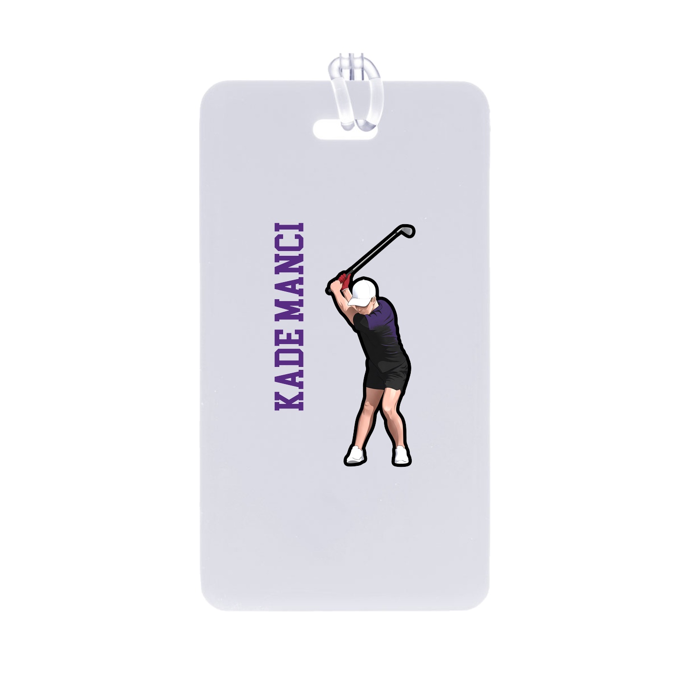 Bag Tag — Name Vertical in Classic