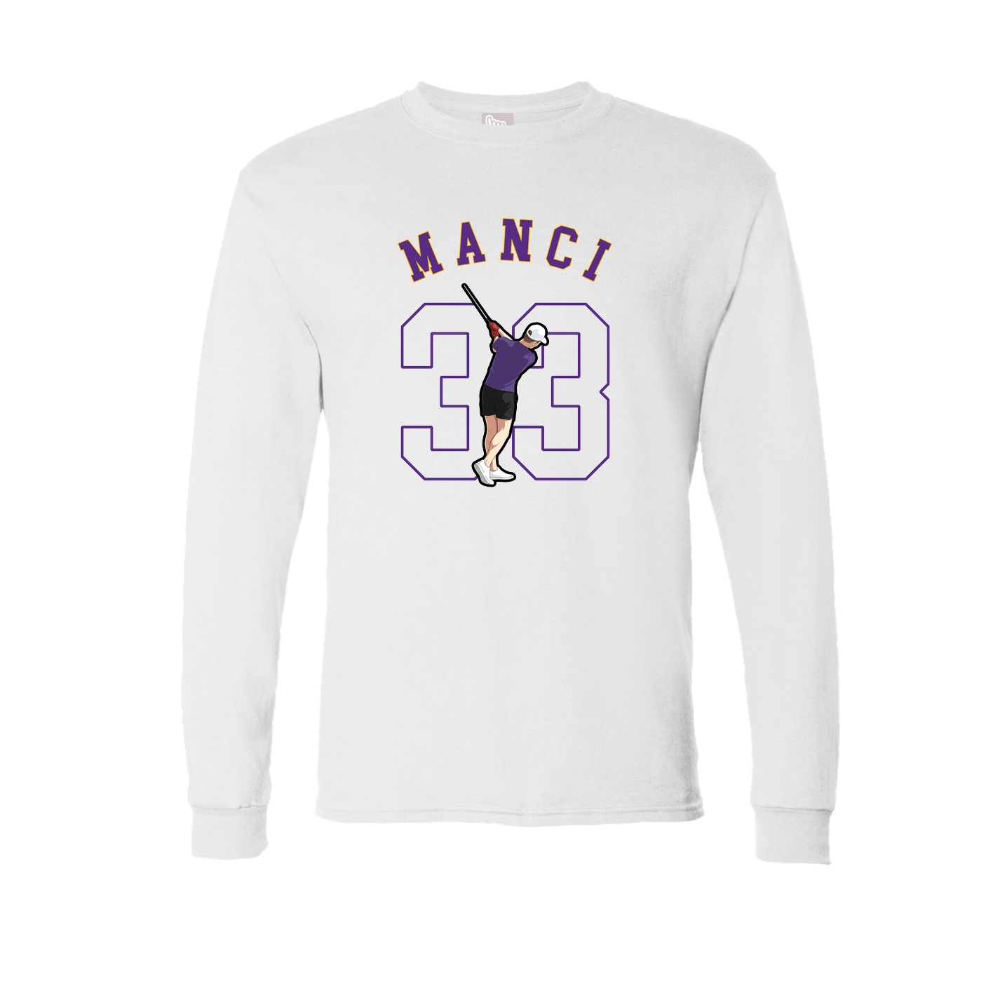 Long Sleeve Tee — Shirsey Arch in White