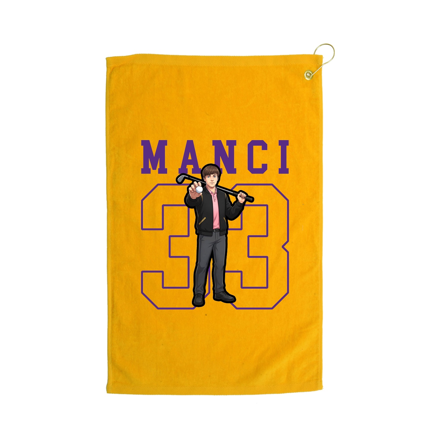 Golf Towel — Shirsey in Gold