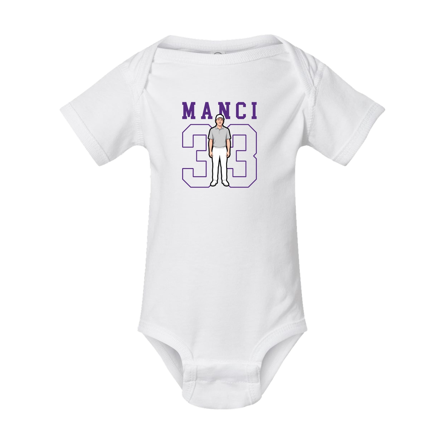 Baby Onesie — Shirsey in White
