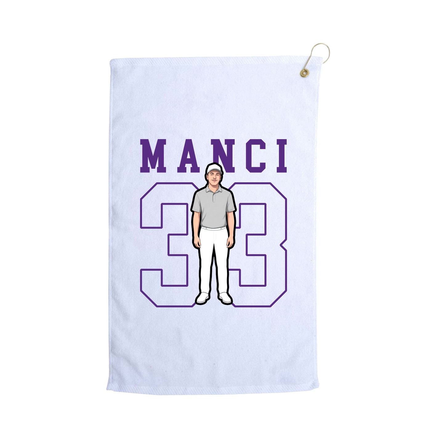 Golf Towel — Shirsey in White