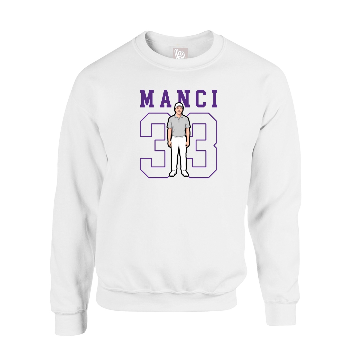 Fleece Crew — Shirsey in White