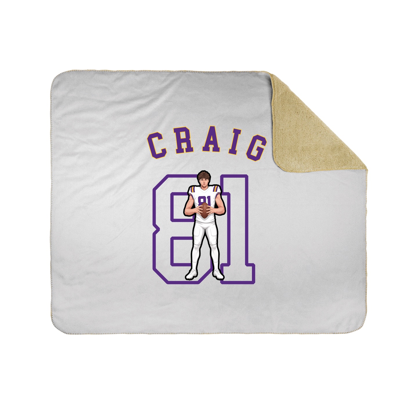 Throw Blanket — Shirsey Arch in White