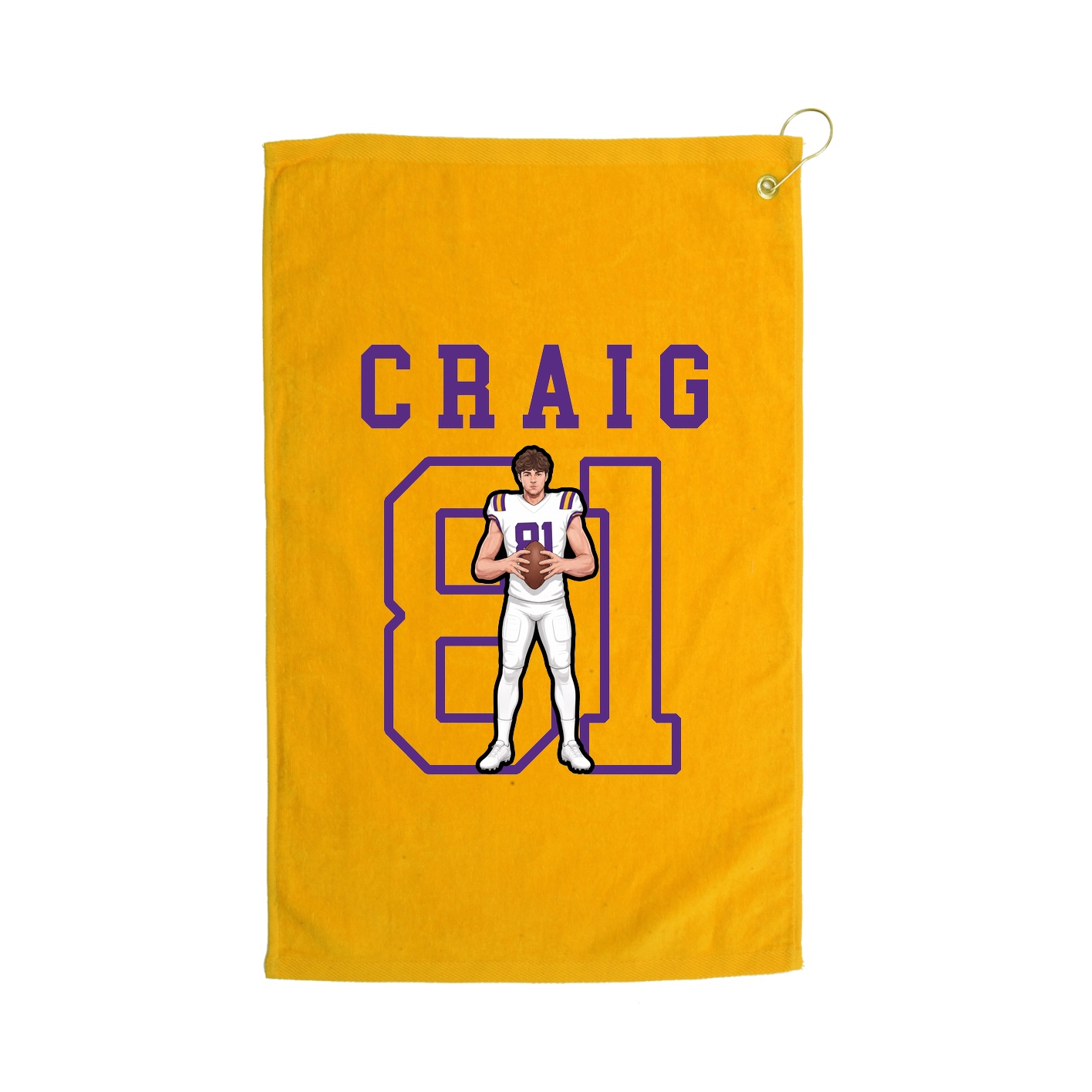 Golf Towel — Shirsey in Gold