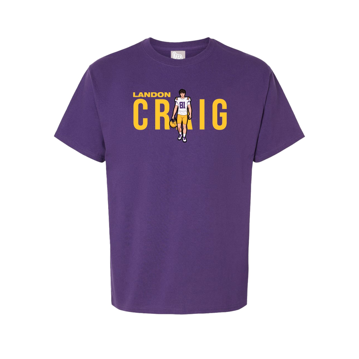 Tee — Player Name in Purple