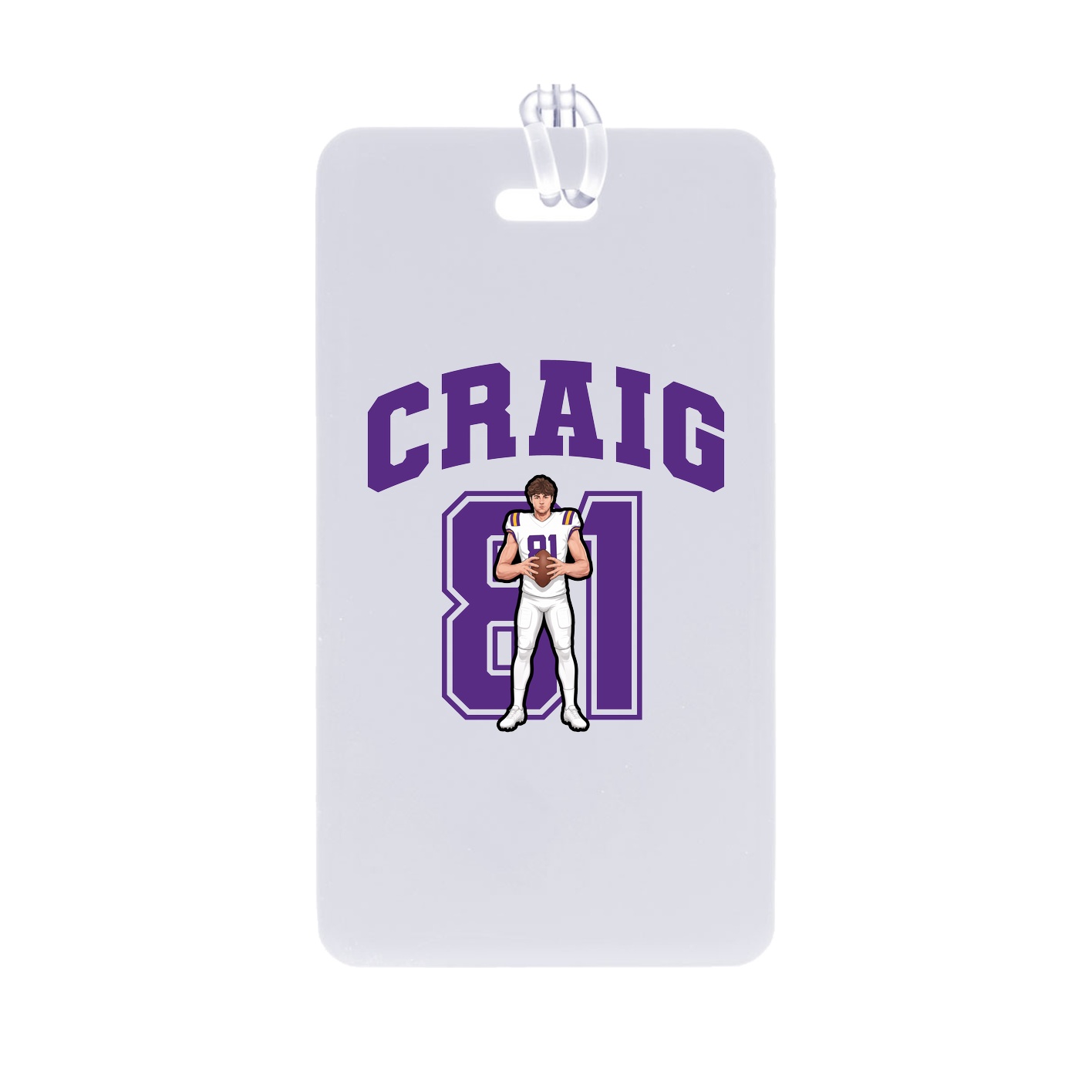 Bag Tag — Number in Classic