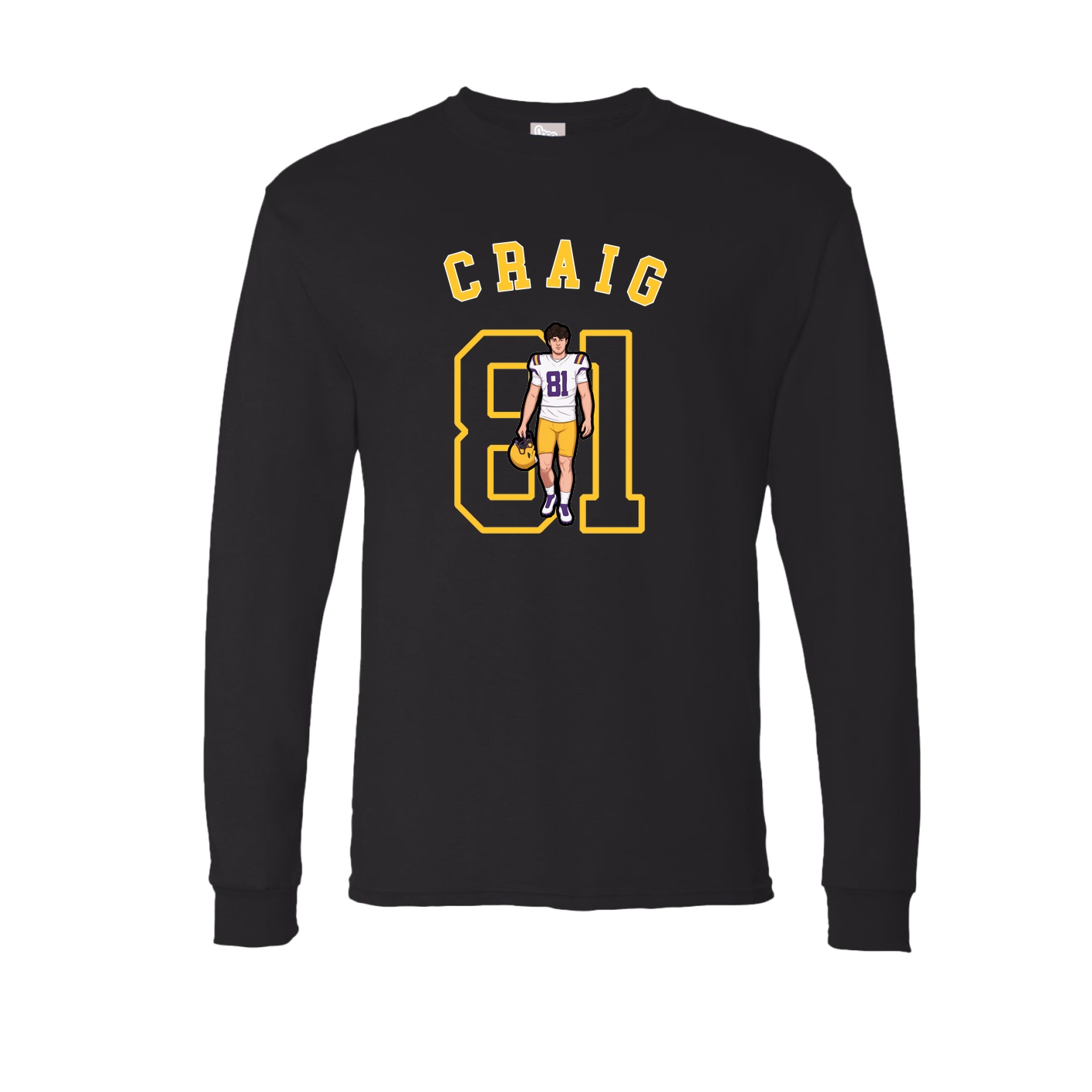 Long Sleeve Tee — Shirsey Arch in Black