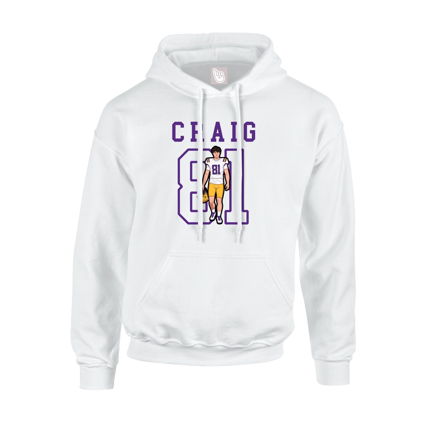 Youth Hoodie — Shirsey in White