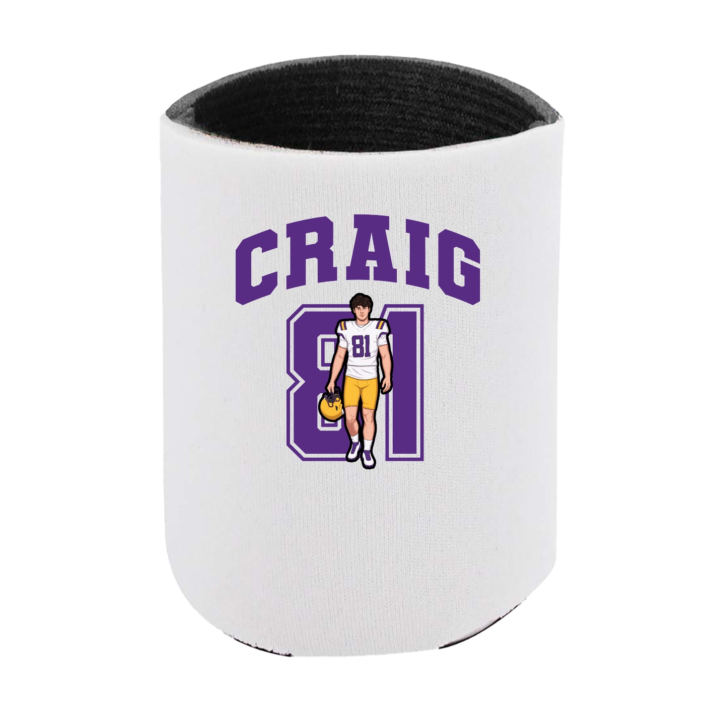 Can Holder — Number in White