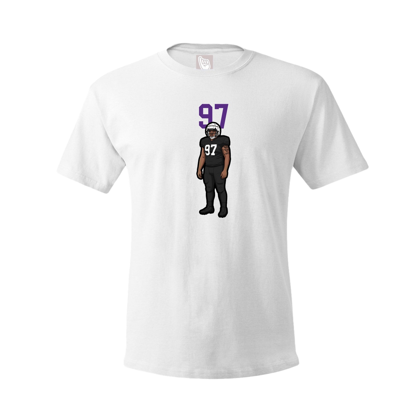 Tee — Number Top in White