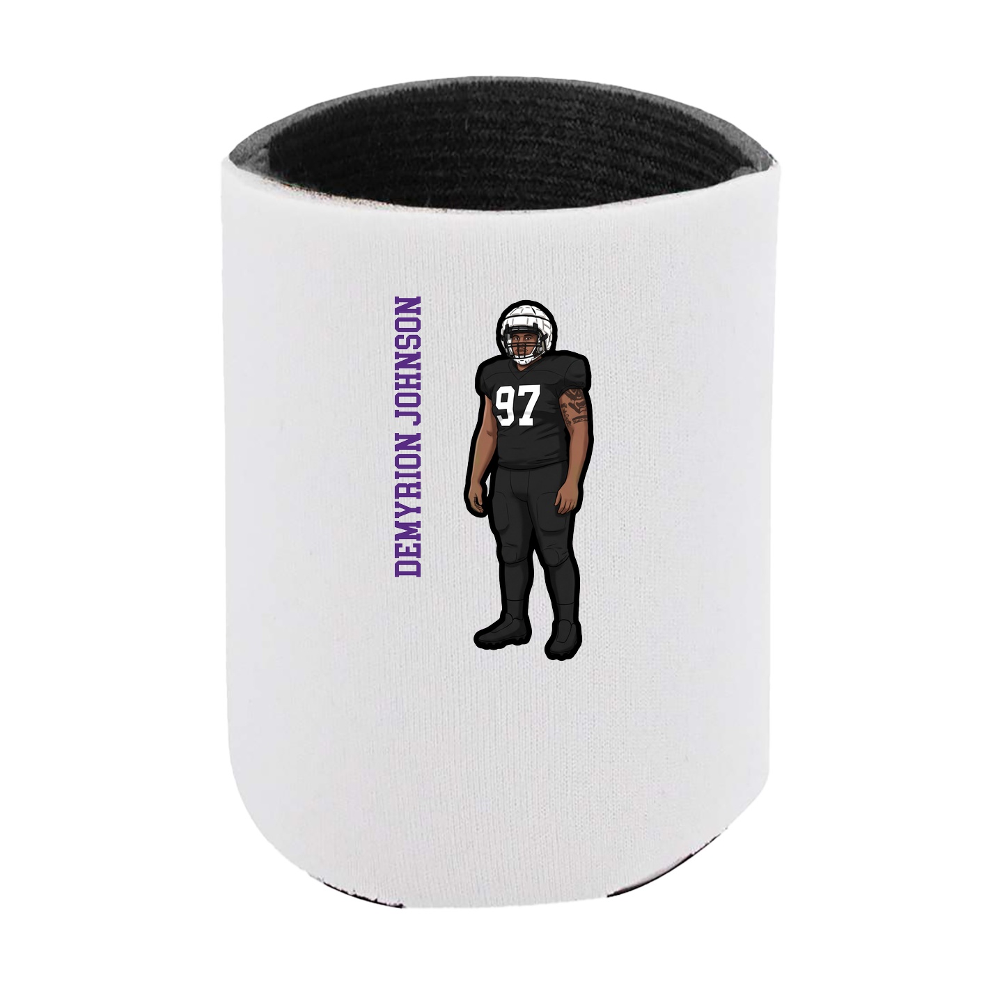 Can Holder — Name Vertical in White